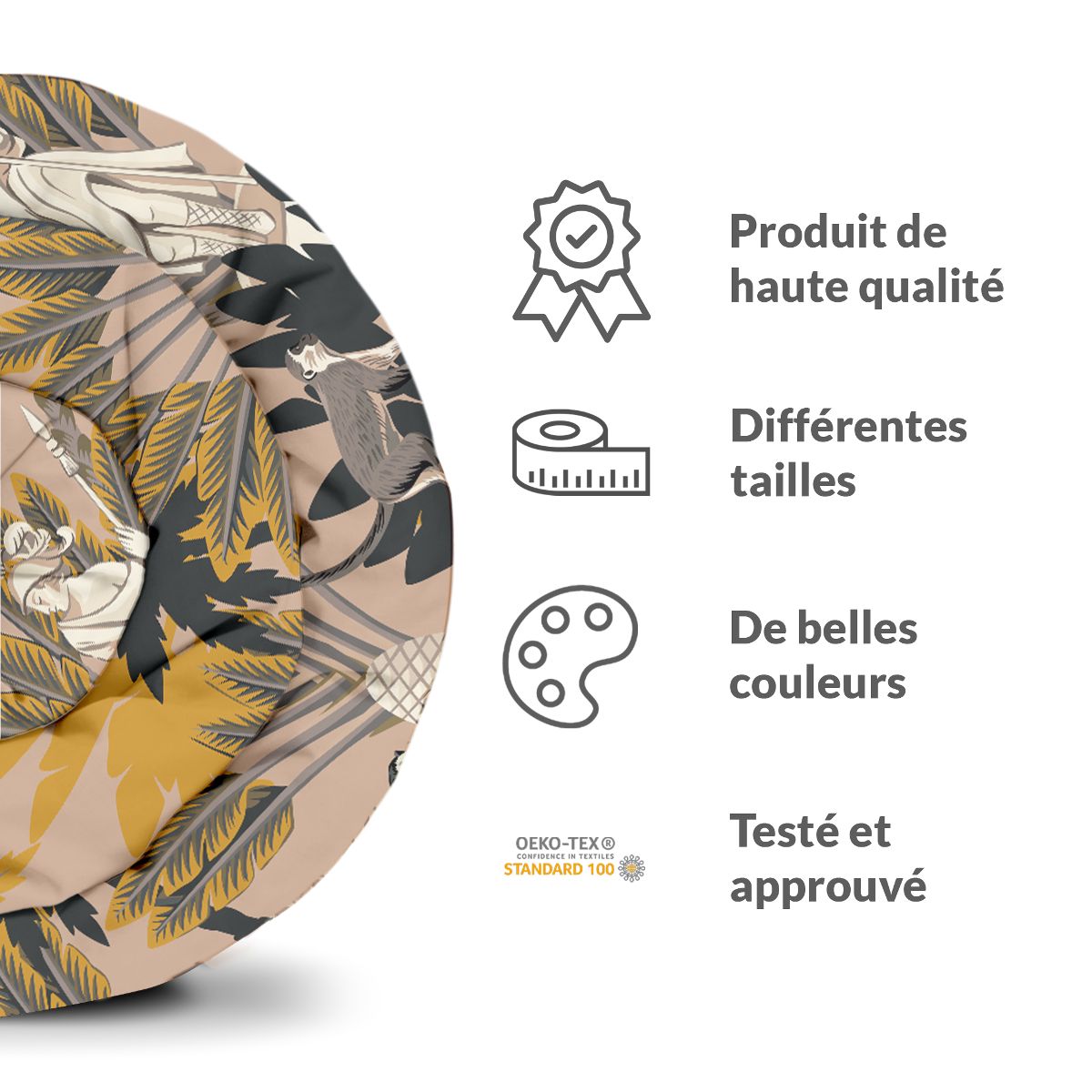 Couverture lestée de la collection Floral greek floral