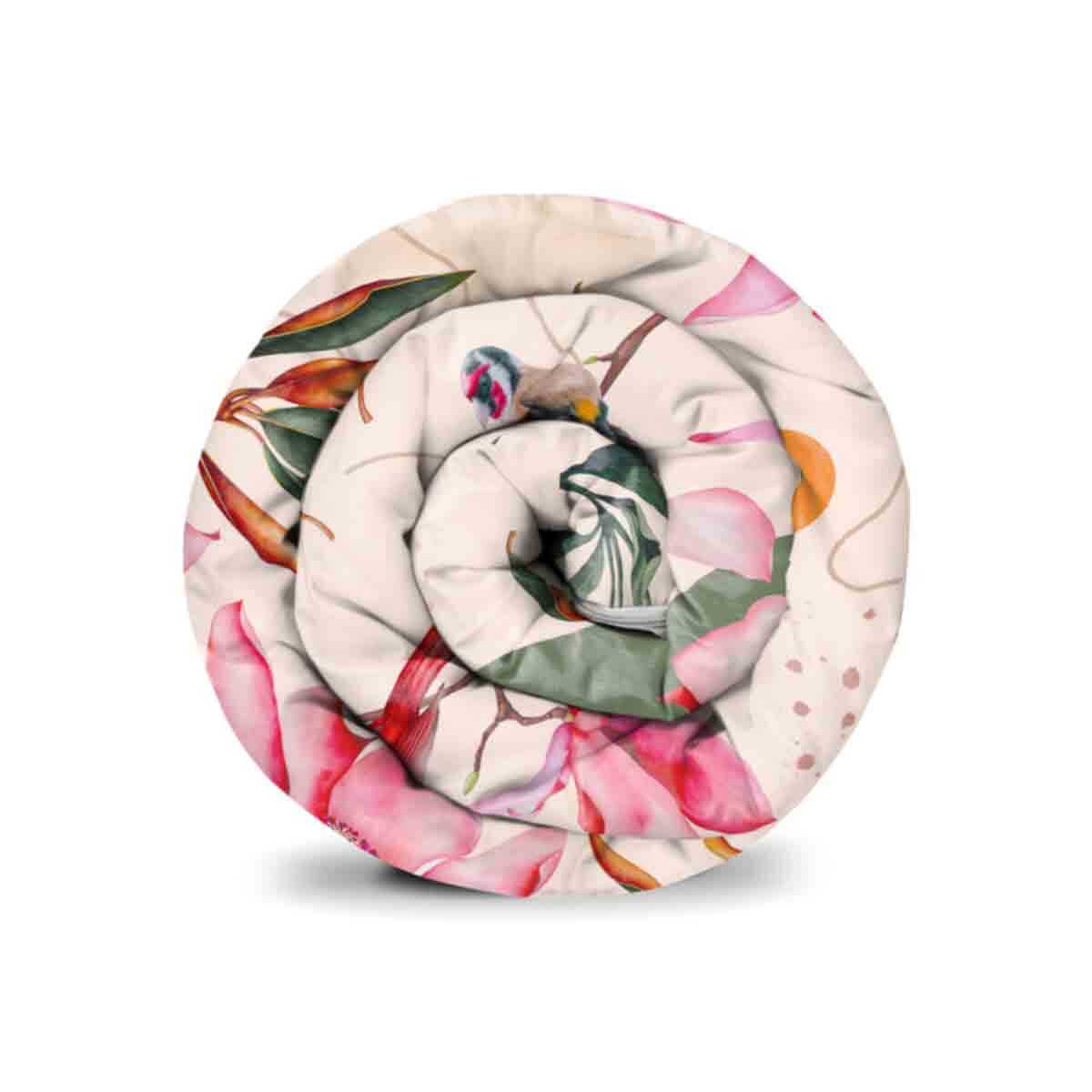 Couverture lestée de la collection Floral magnolia