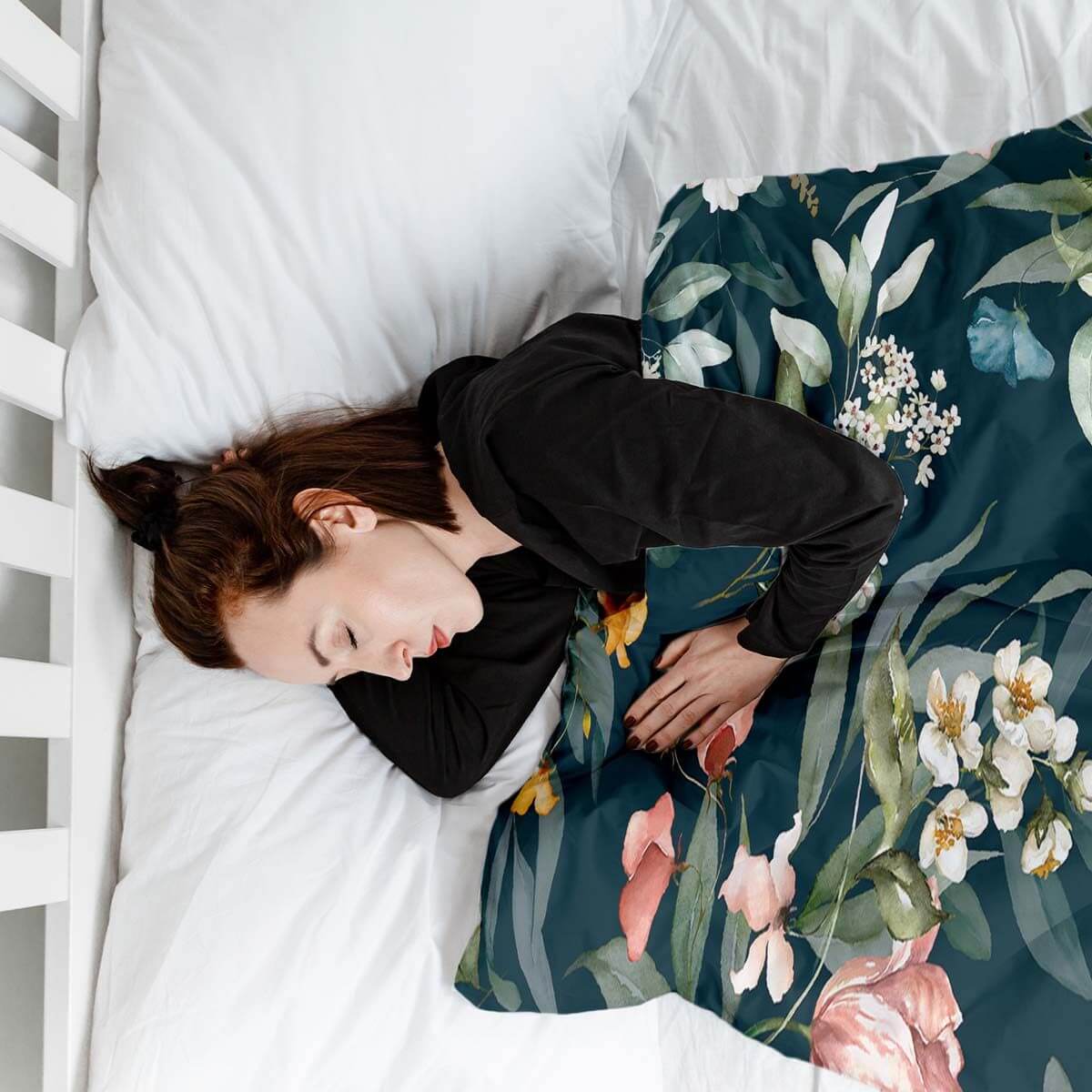 Couverture lestée de la collection Floral watercolor floral