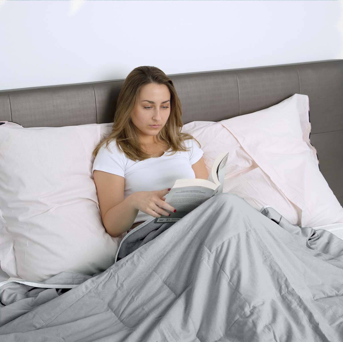 Couverture lestée Senso-Rex® gris